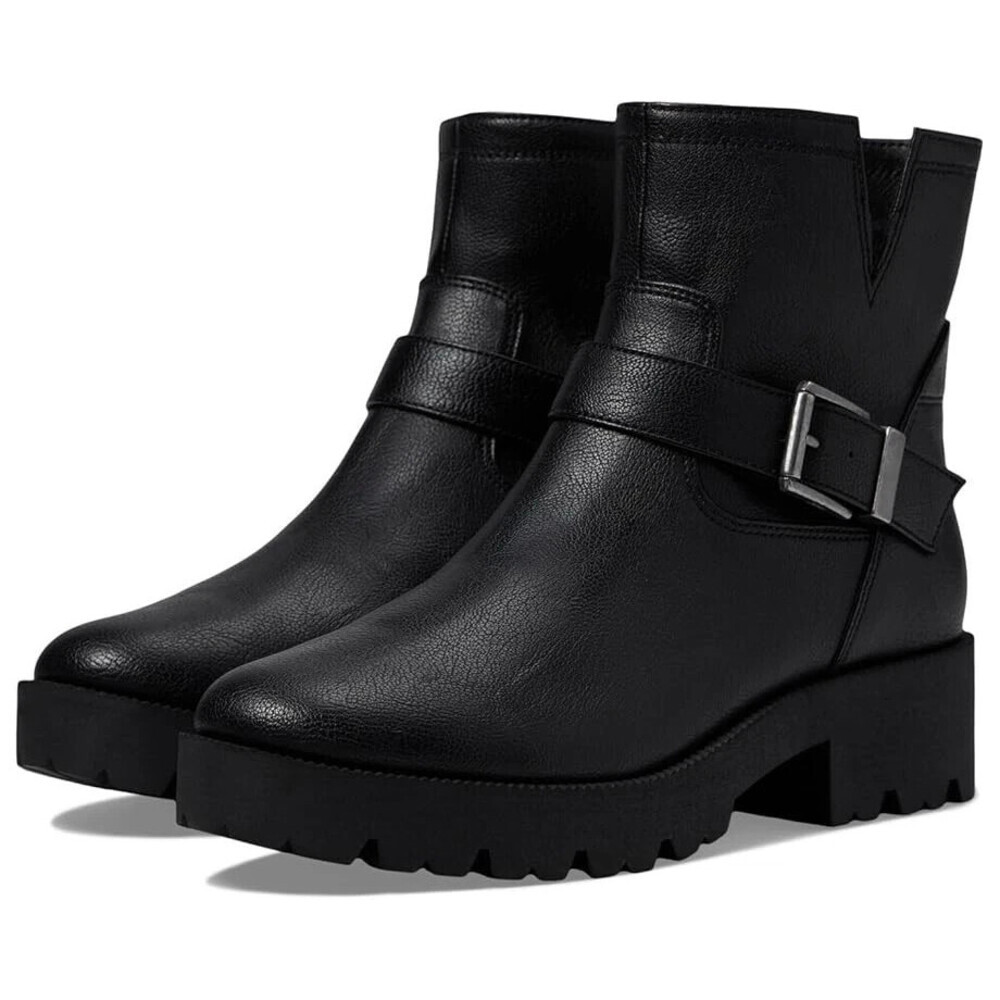 Zodiac Miller-2 I7582S1-001 Boots Womens 10 Black Round Toe Ankle Bootie LION342